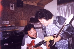 Fabián and his mother Nilda in 1999